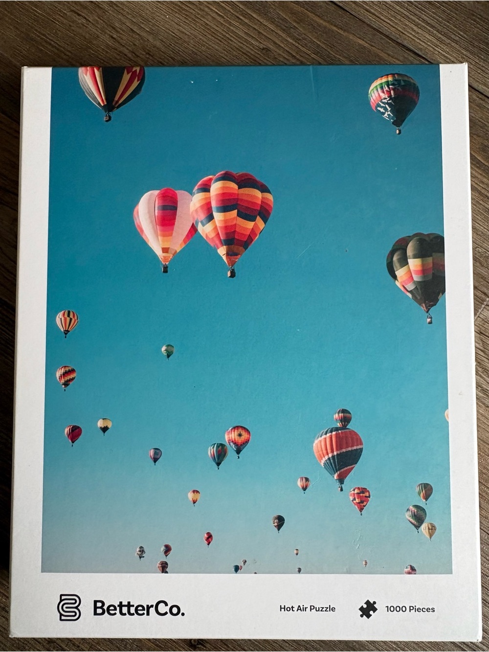 Hot Air Puzzle - Blue Sky with Multicolor Balloons, 1000 Pieces